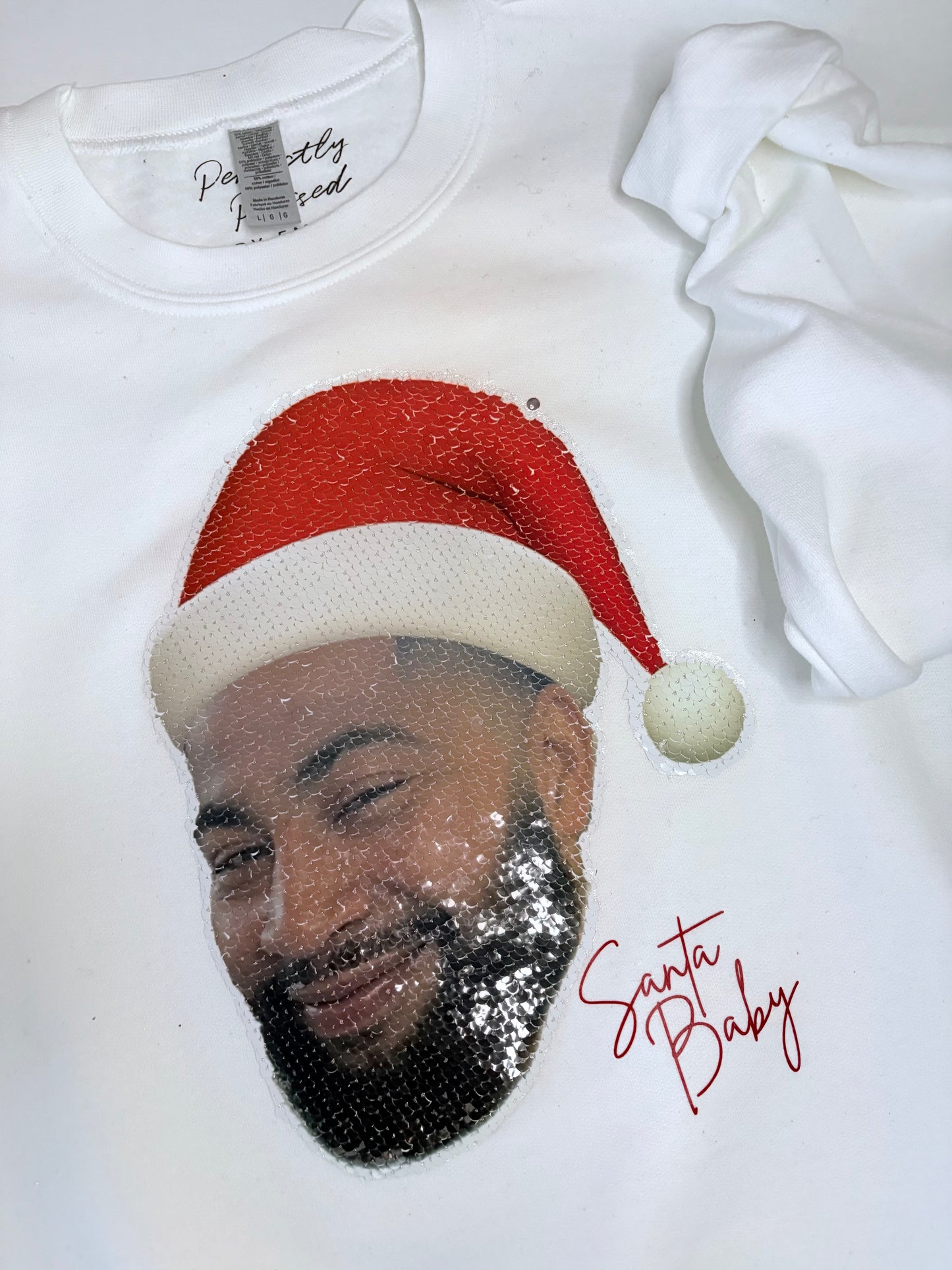 Custom Reversible Sequins Sweater