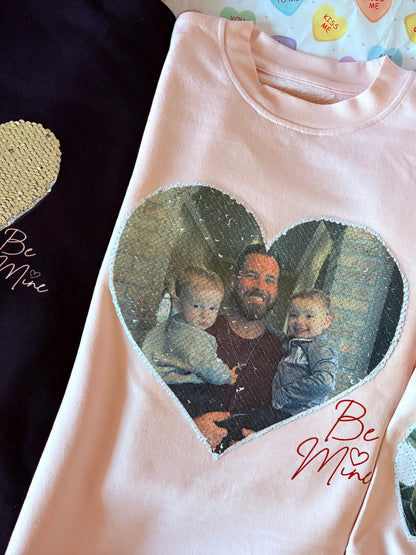 Custom Reversible Sequins Sweater