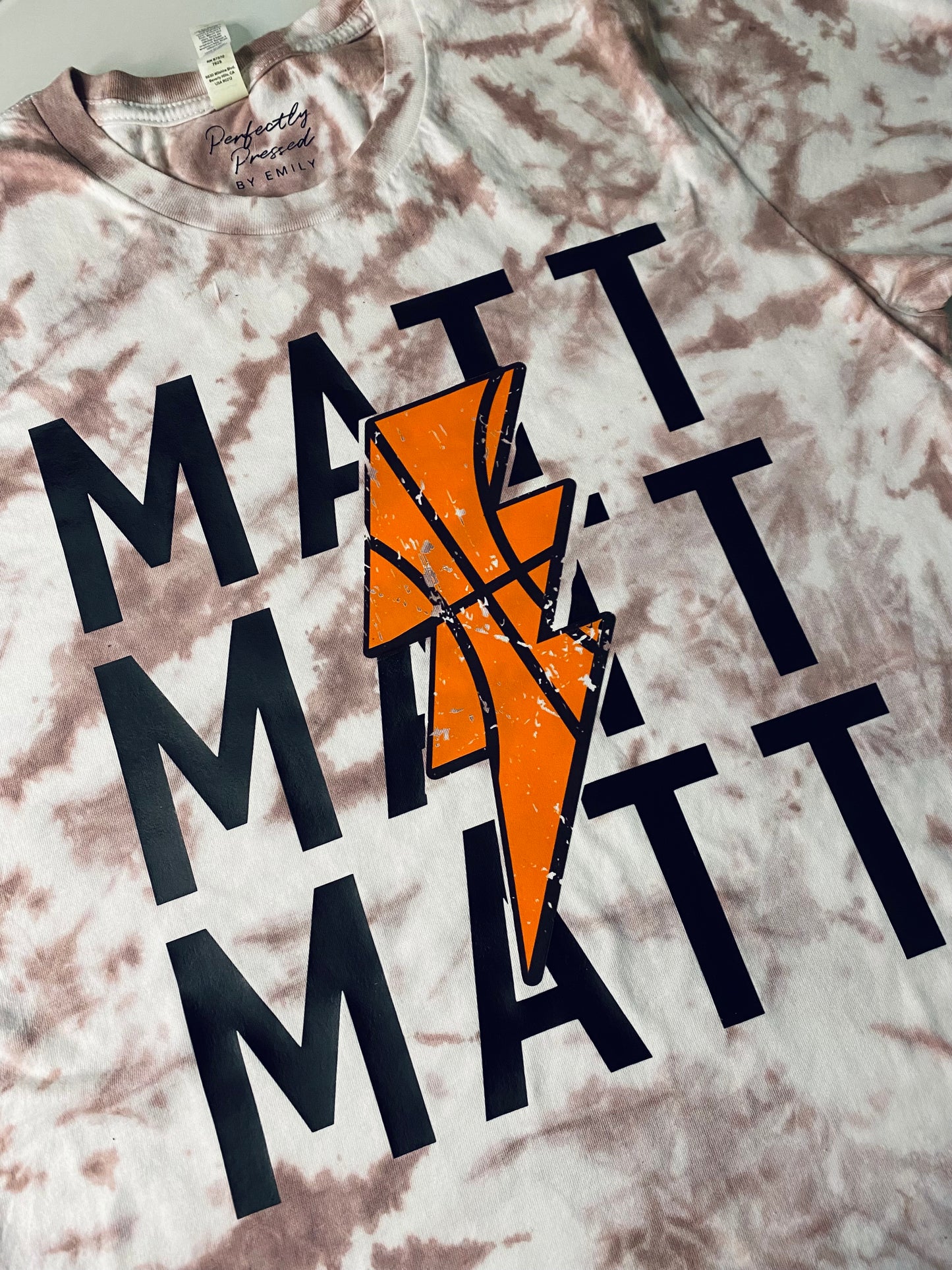 Custom Tie Dye Sports Bolt