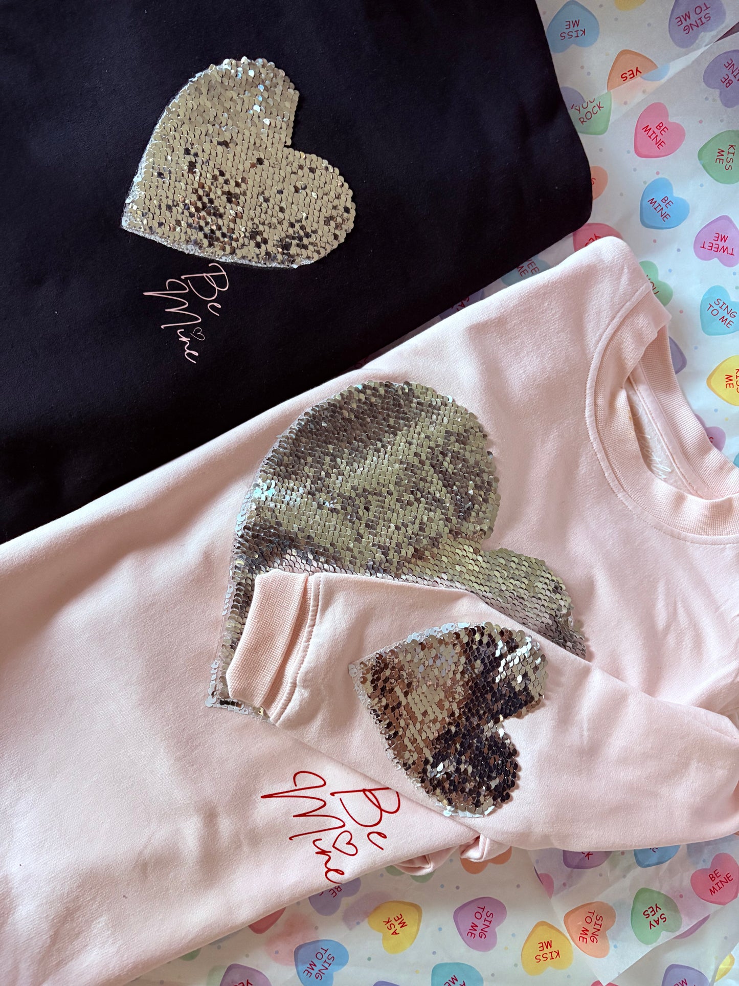 Custom Reversible Sequins Sweater