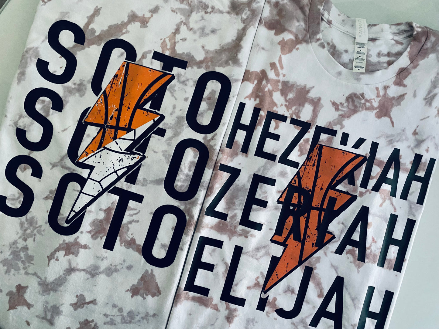 Custom Tie Dye Sports Bolt