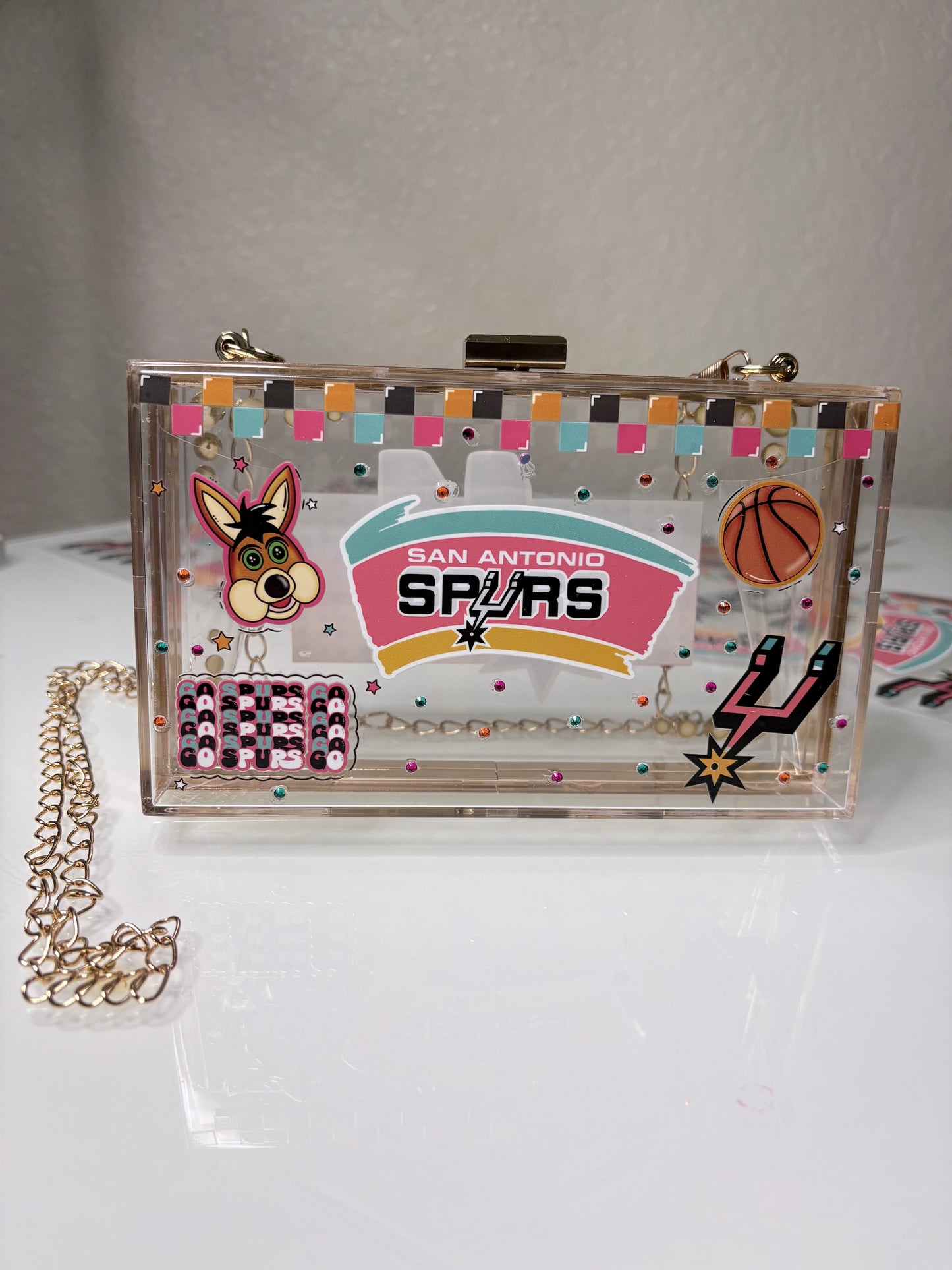 Spurs Acrylic Purse