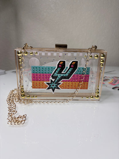 Spurs Acrylic Purse