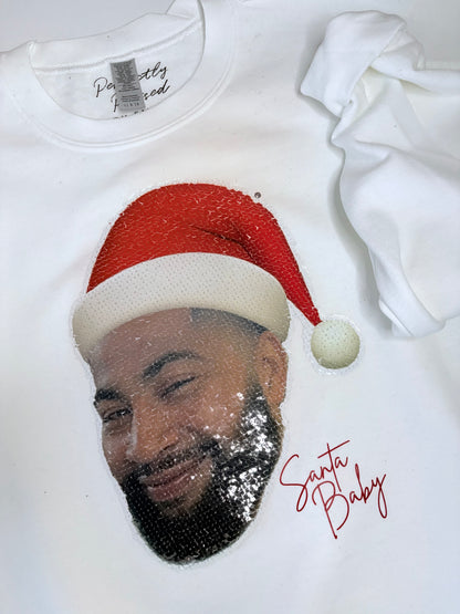 Custom Reversible Sequins Sweater