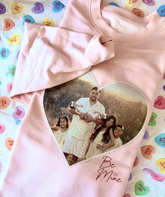 Custom Reversible Sequins Sweater